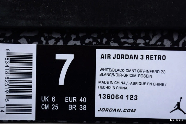 1st Kicks 1534 3 136064- 23 infrared jordan Popular retro air 1126